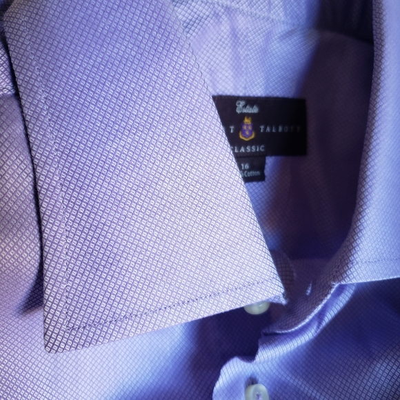 ROBERT TALBOTT MENS LONG SLEEVE DRESS SHIRT SIZE LARGE - Picture 2 of 6